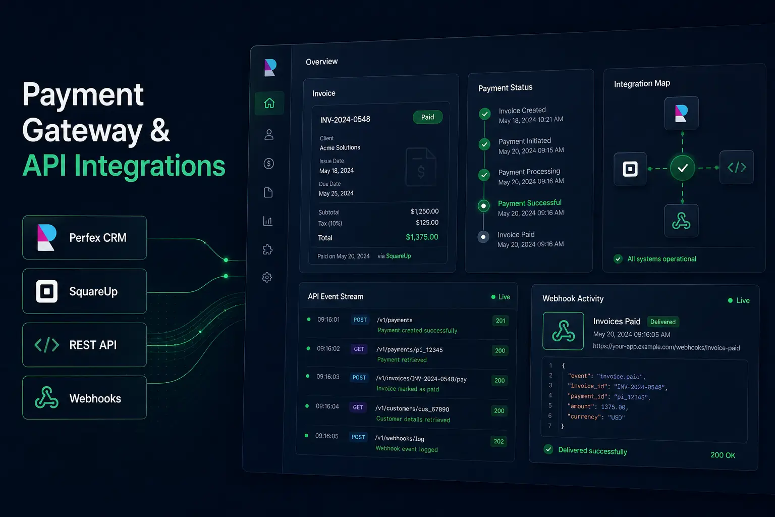 Payment Gateway & API Integrations project cover